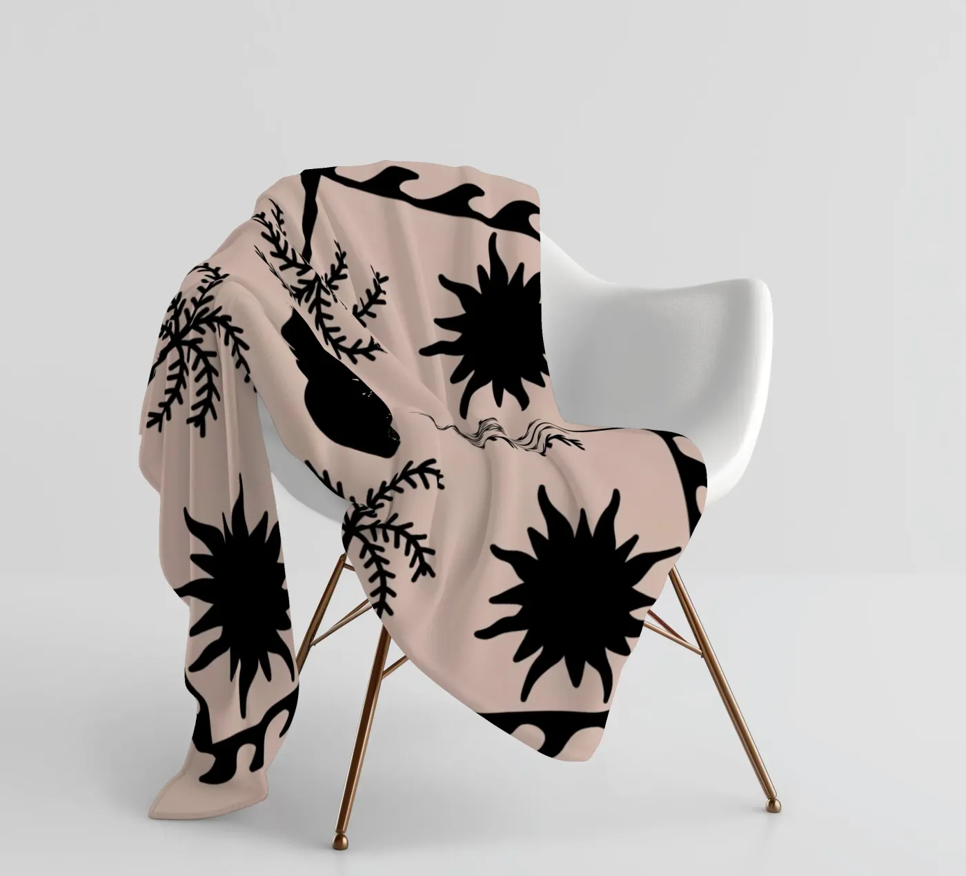 celestial - 2 fleecedeken van Shatha Al Dafai