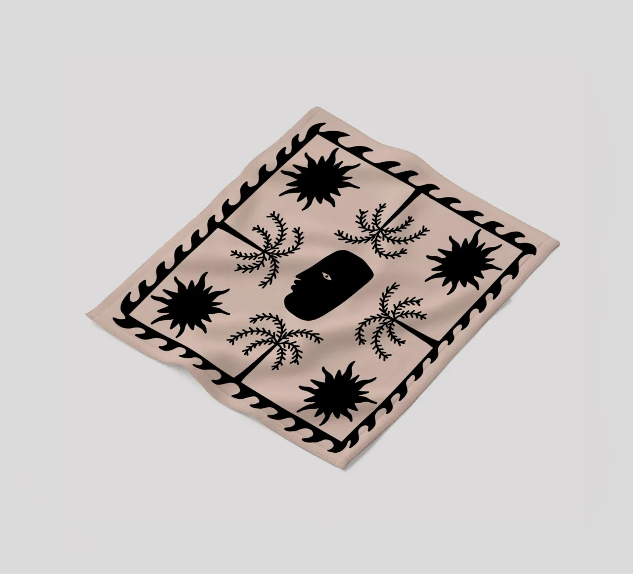 celestial - 2 fleece blanket by Shatha Al Dafai