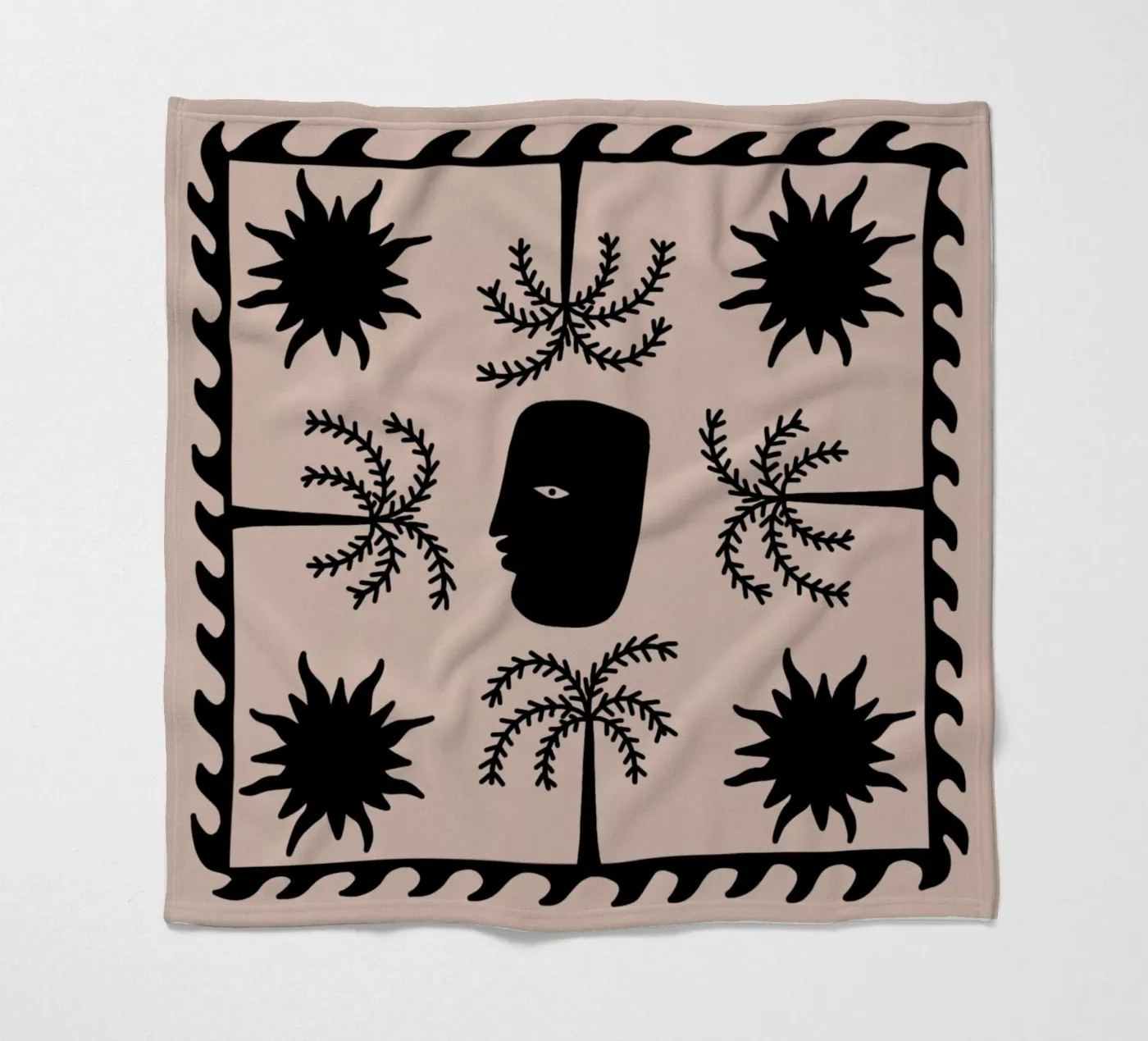 celestial - 2 fleecedeken van Shatha Al Dafai