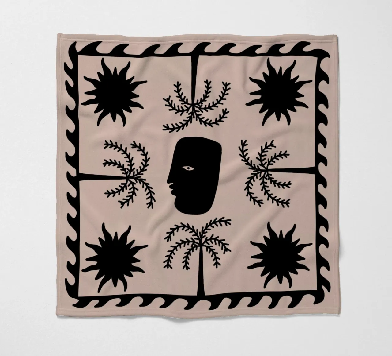 celestial - 2 fleece blanket by Shatha Al Dafai