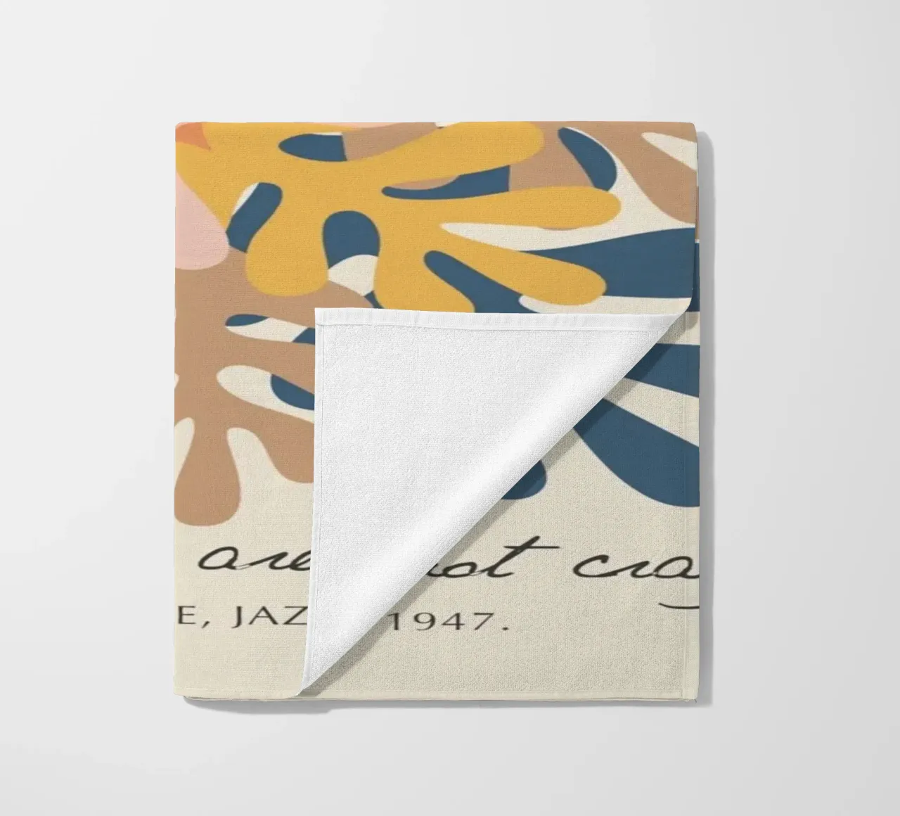 Poster Matisse "I ritagli" Foglie astratte calde e fredde telo mare da homdeco