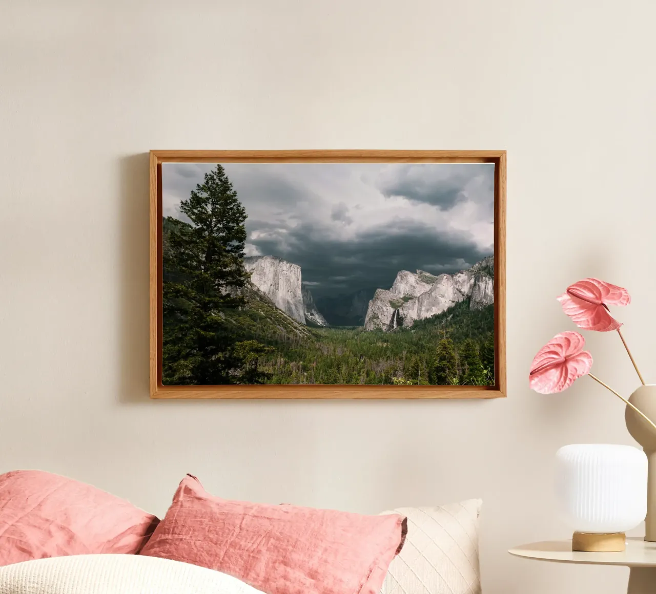 Yosemite National Park, VS canvas met Baklijst van Wanderlust Vibes