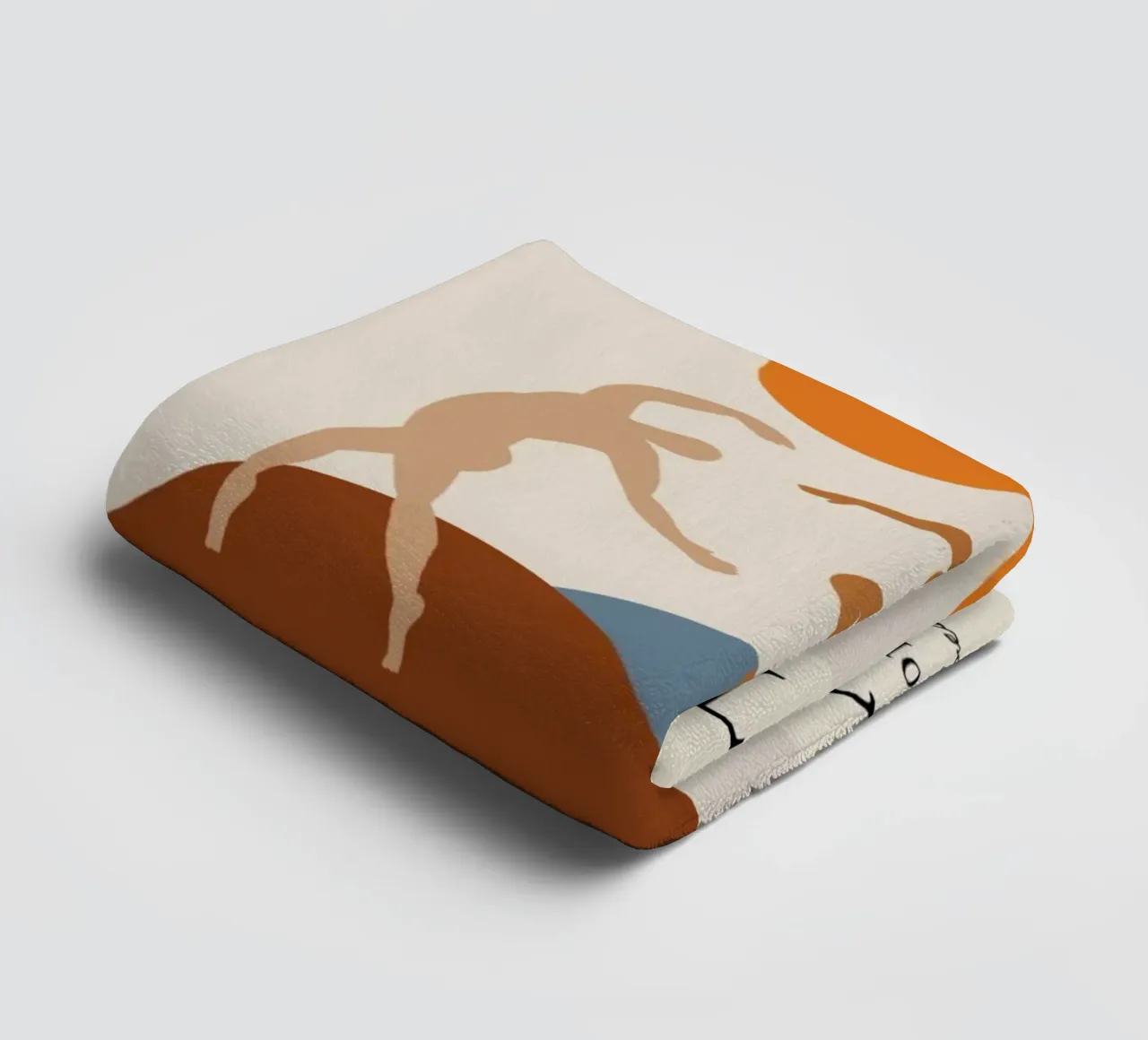 Matisse "La Danse" Abstract Figures & Quote Poster towel by homdeco