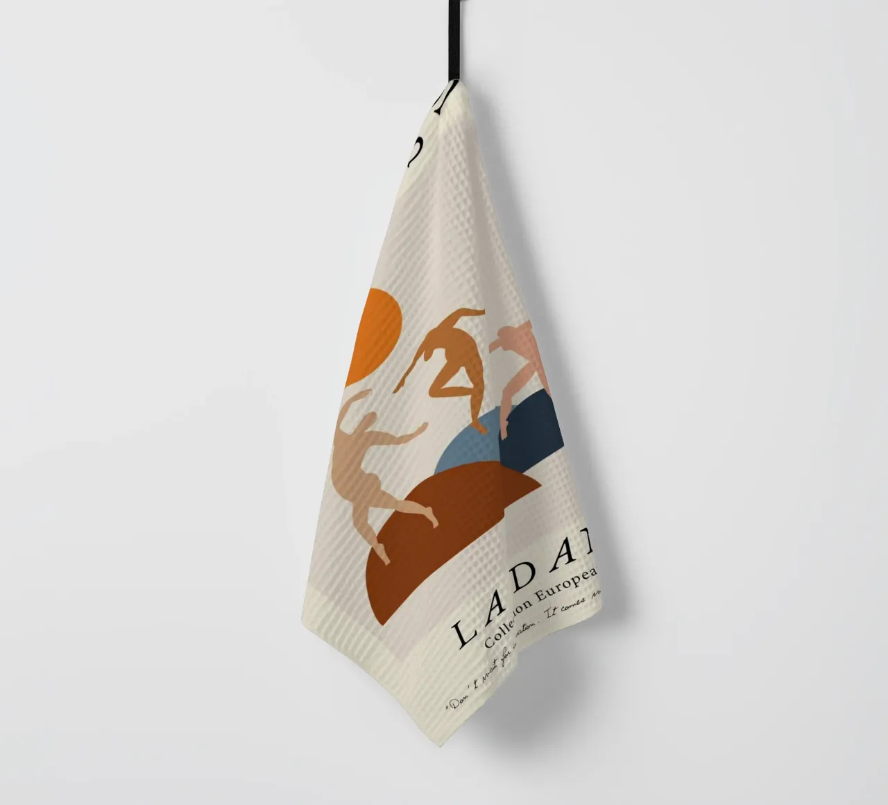 Matisse "La Danse" Abstract Figures & Quote Poster torchon de homdeco