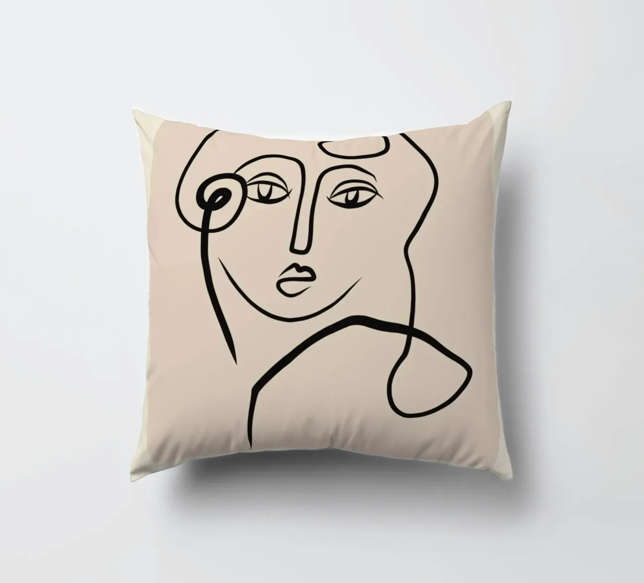 Poster Matisse "Ritmo e linea" Volti astratti cuscino da homdeco