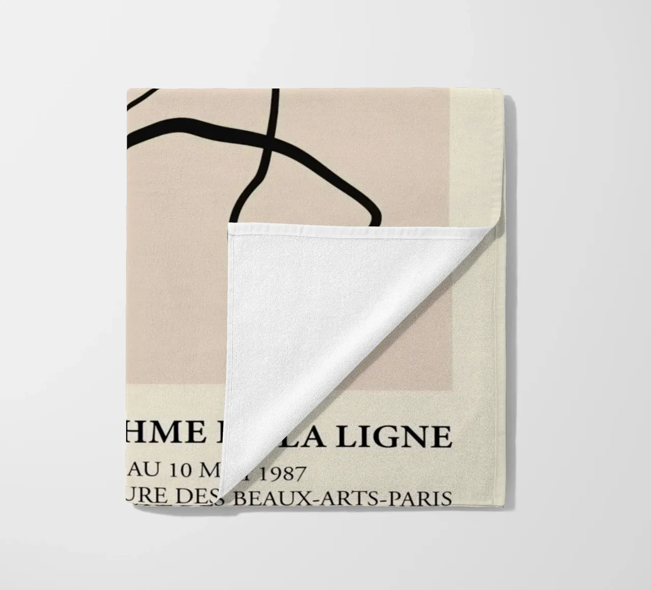 Poster Matisse "Ritmo e linea" Volti astratti telo mare da homdeco