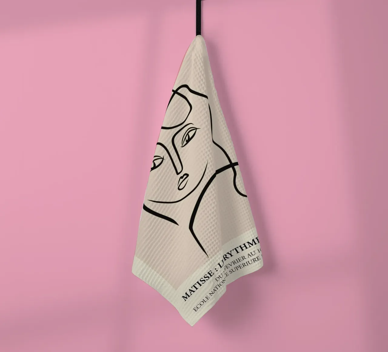 Poster Matisse "Ritmo e linea" Volti astratti canovaccio da cucina da homdeco