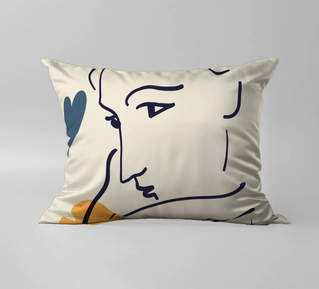 Poster Matisse "Visage" Line Art e forme astratte cuscino da homdeco