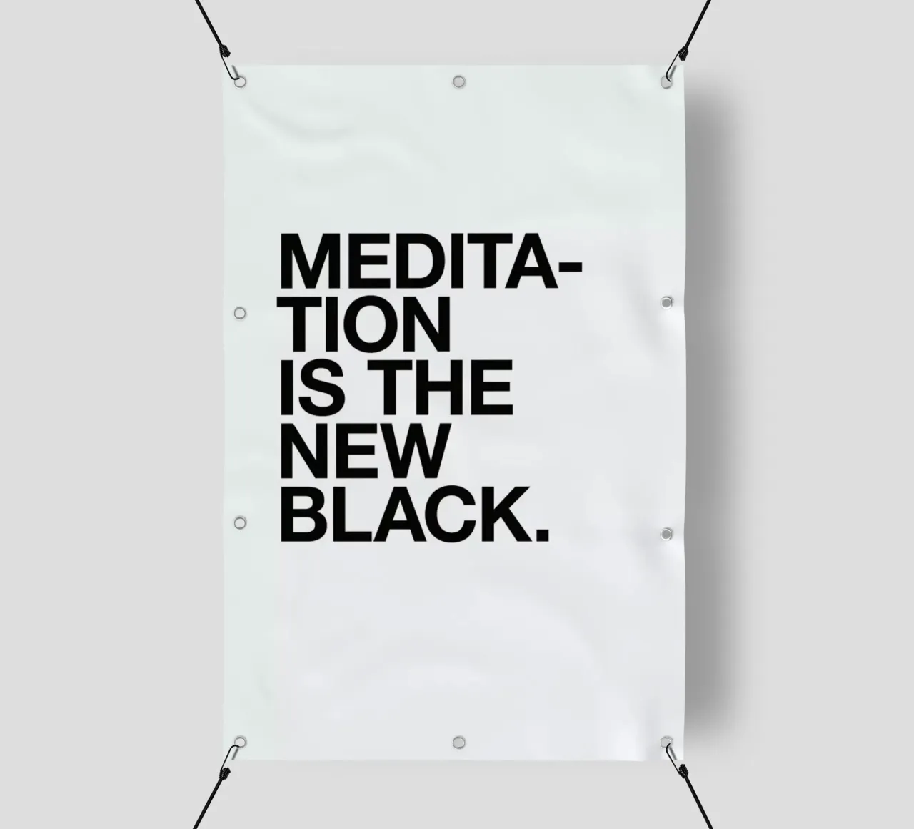Meditation black telo in pvc da Studio One