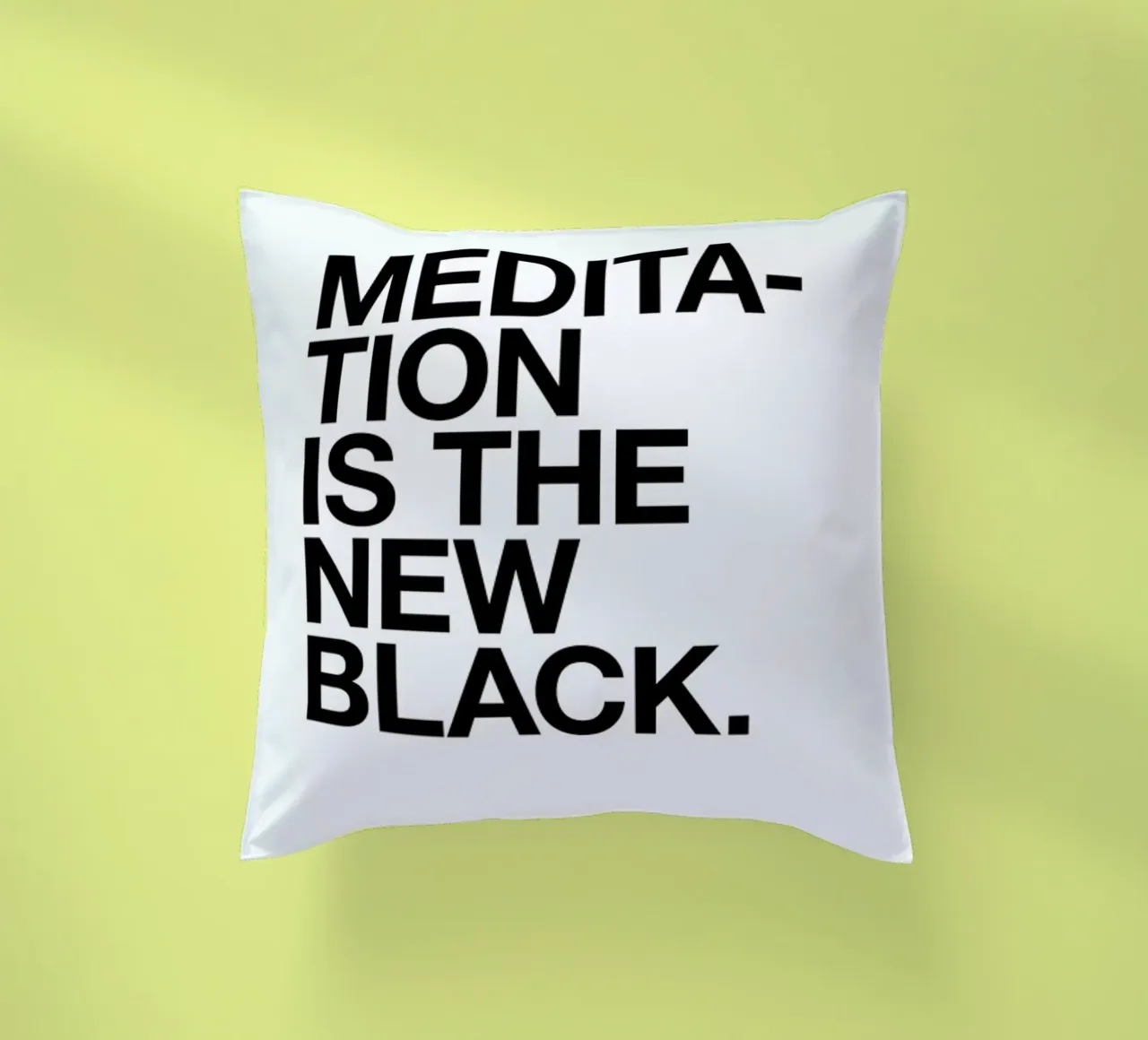 Meditation black cuscino da Studio One