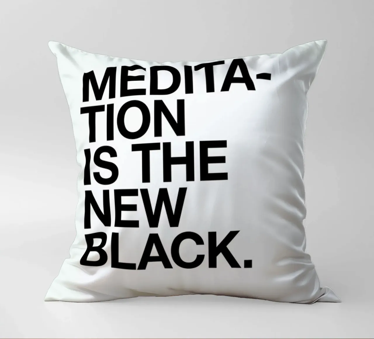 Meditation black cuscino da Studio One