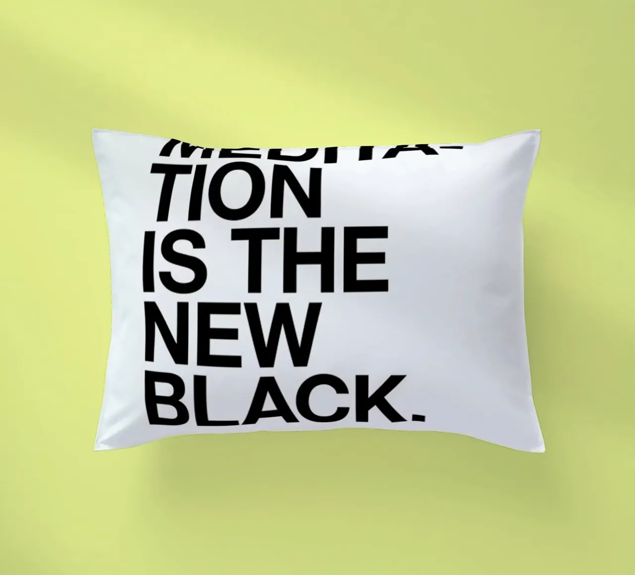 Meditation black cuscino da Studio One