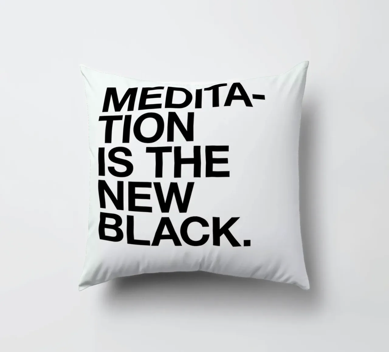 Meditation black cuscino da Studio One