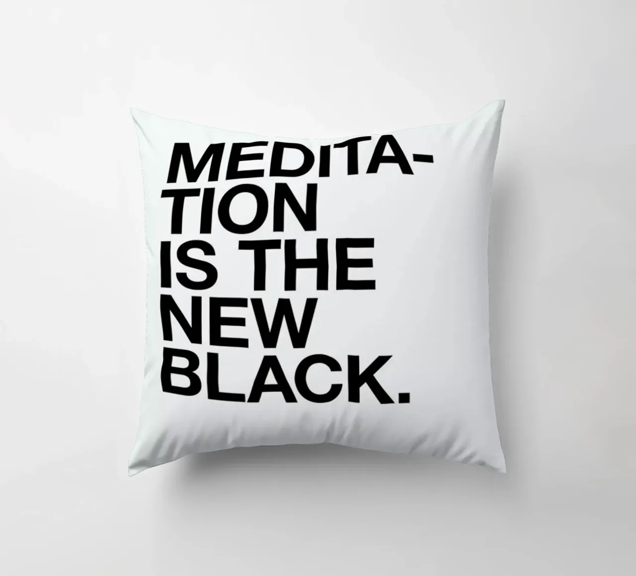 Meditation black cuscino da Studio One