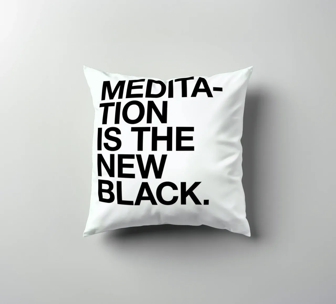 Meditation black cuscino da Studio One