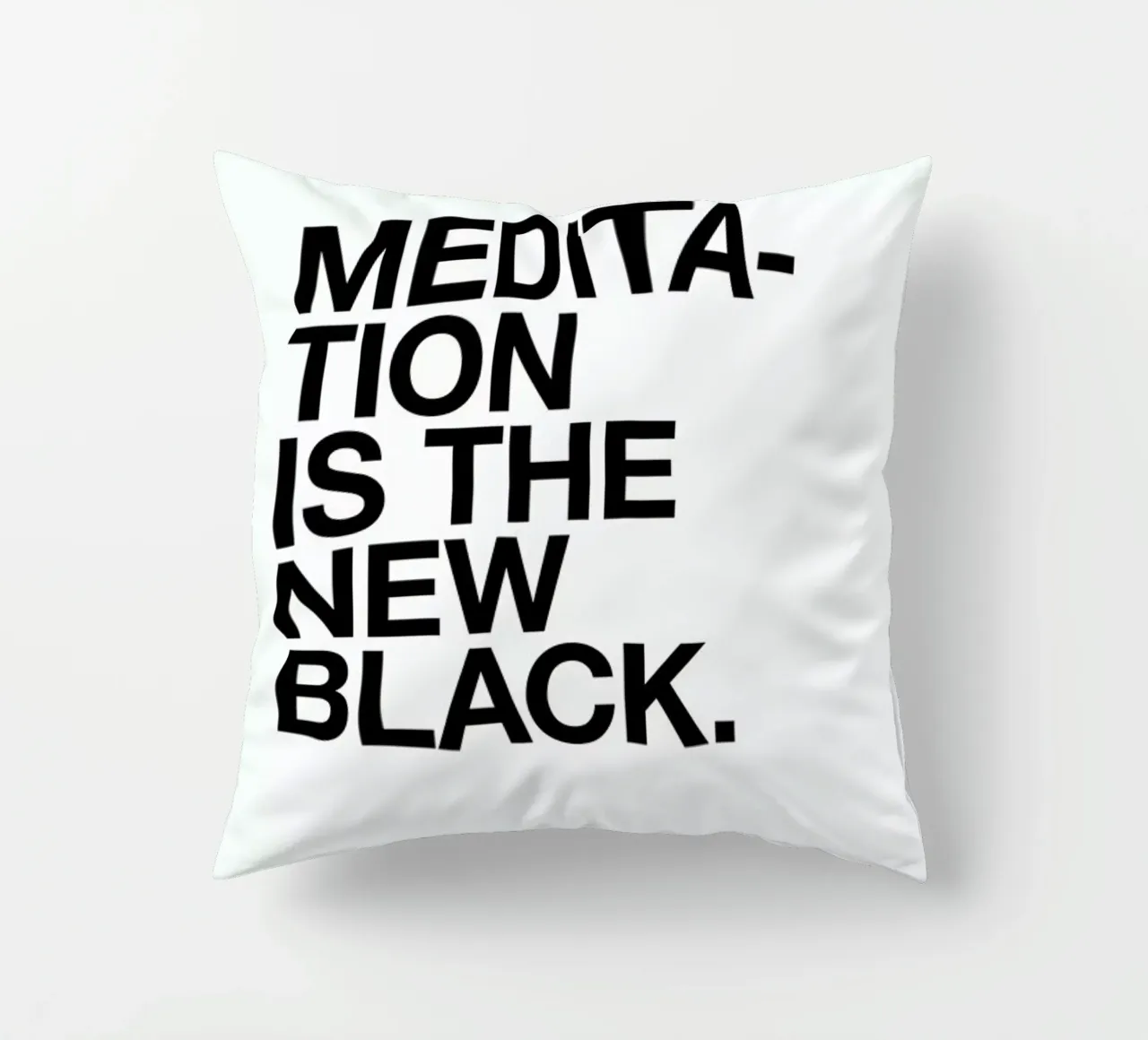 Meditation black cuscino da Studio One