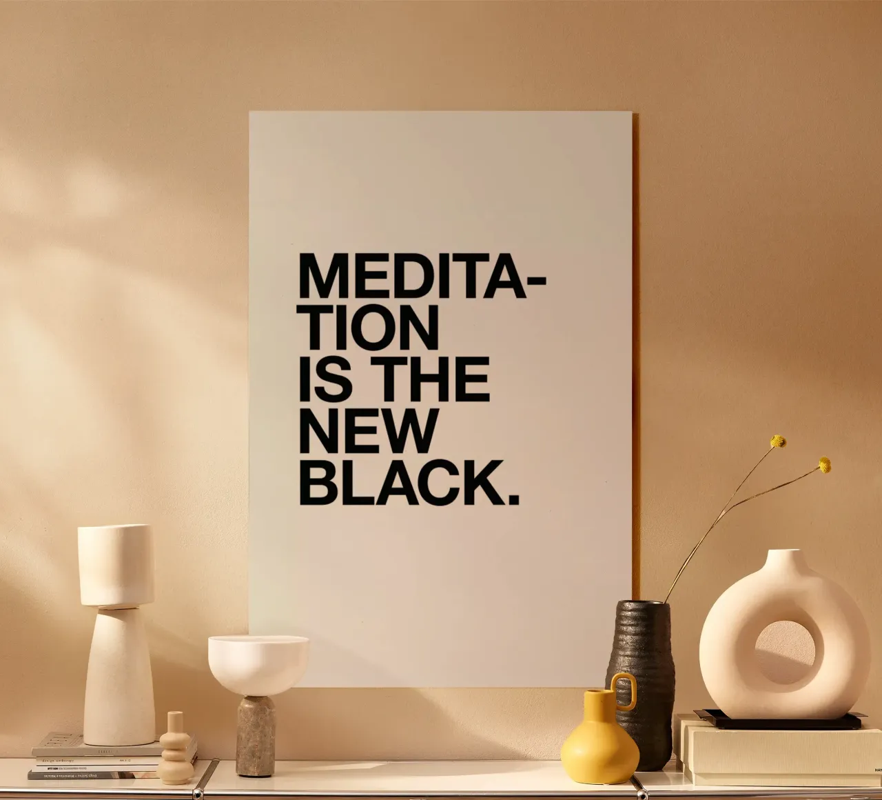 Meditation black plexiglass da Studio One