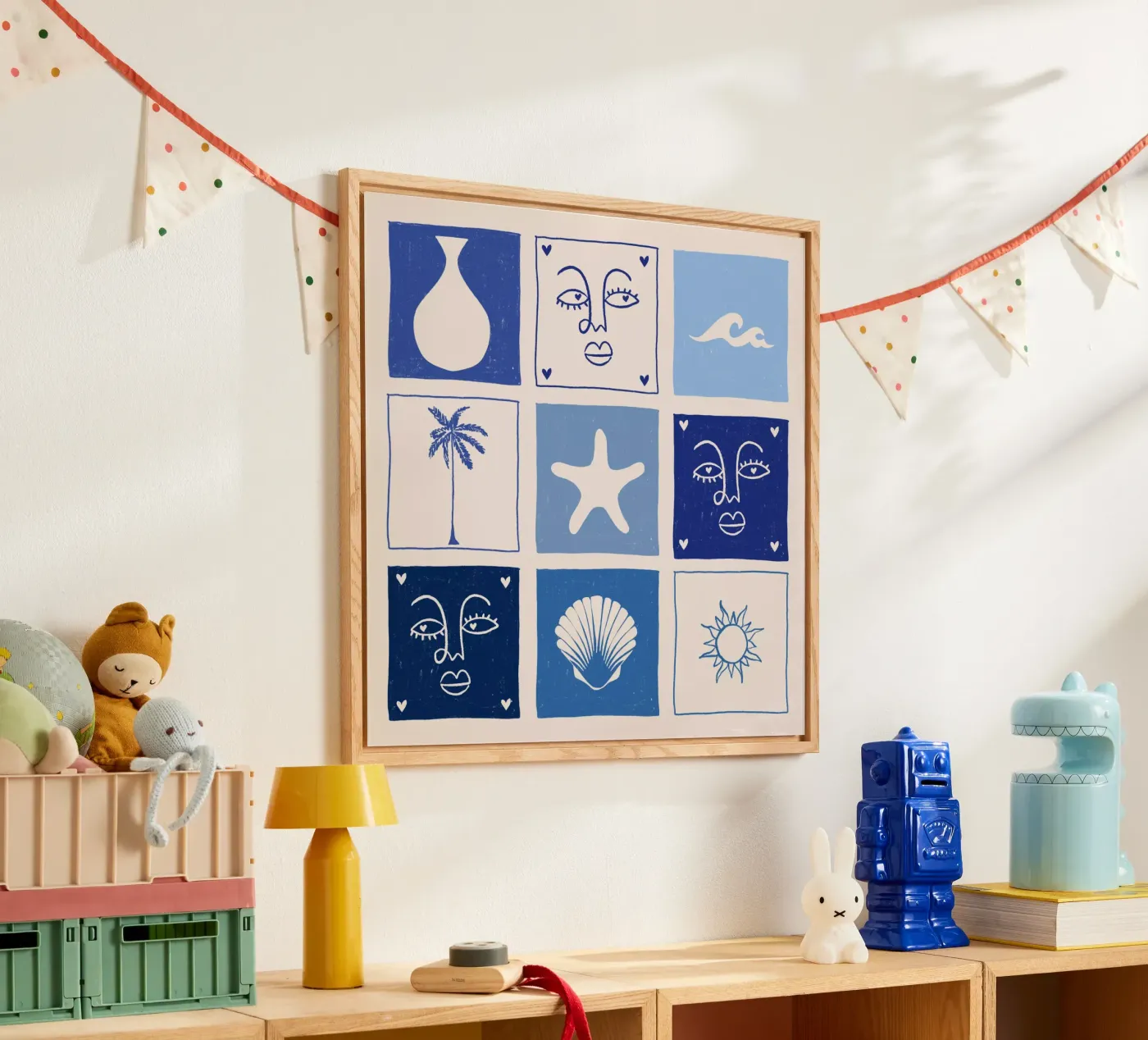 BLUE plexiglas de Shatha Al Dafai