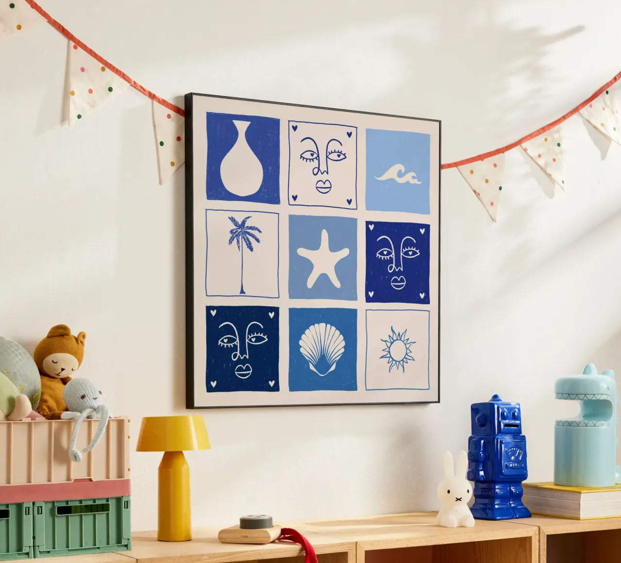 BLUE alluminio dibond da Shatha Al Dafai