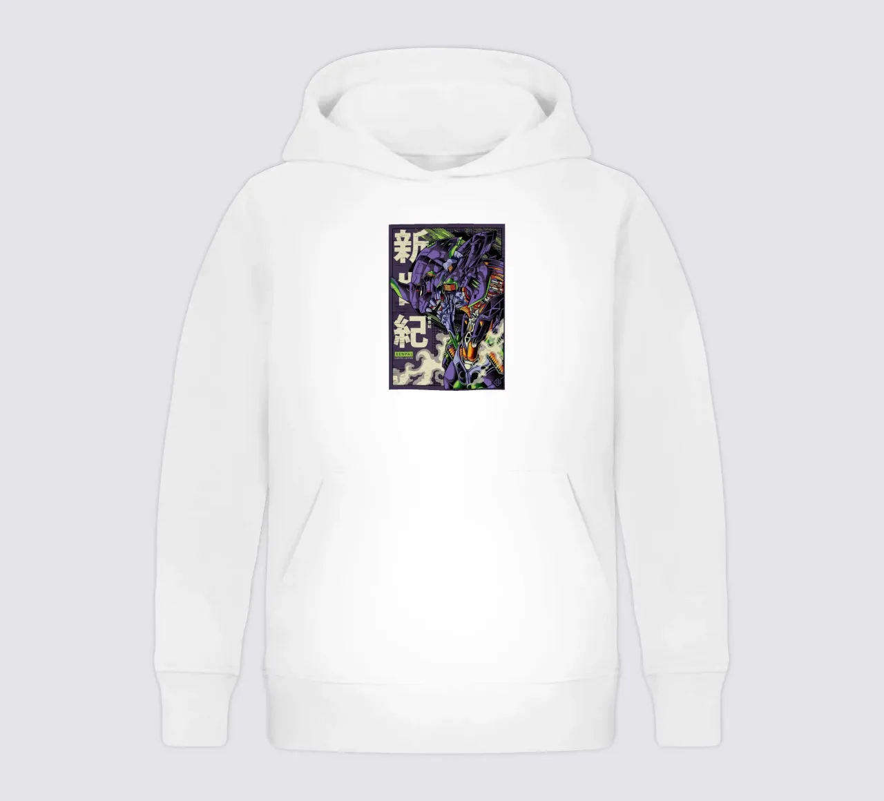 Senpai no 5 felpa bambino con cappuccio da withandname
