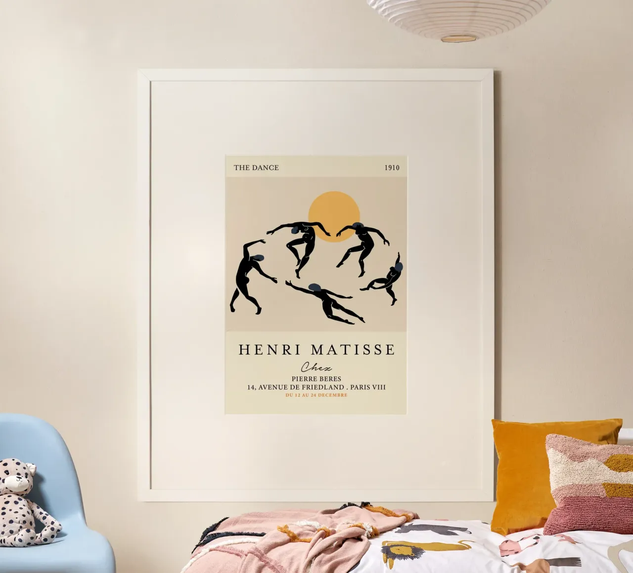 Matisse "De dans" 1910 Zwarte naakten Abstract Poster poster van homdeco