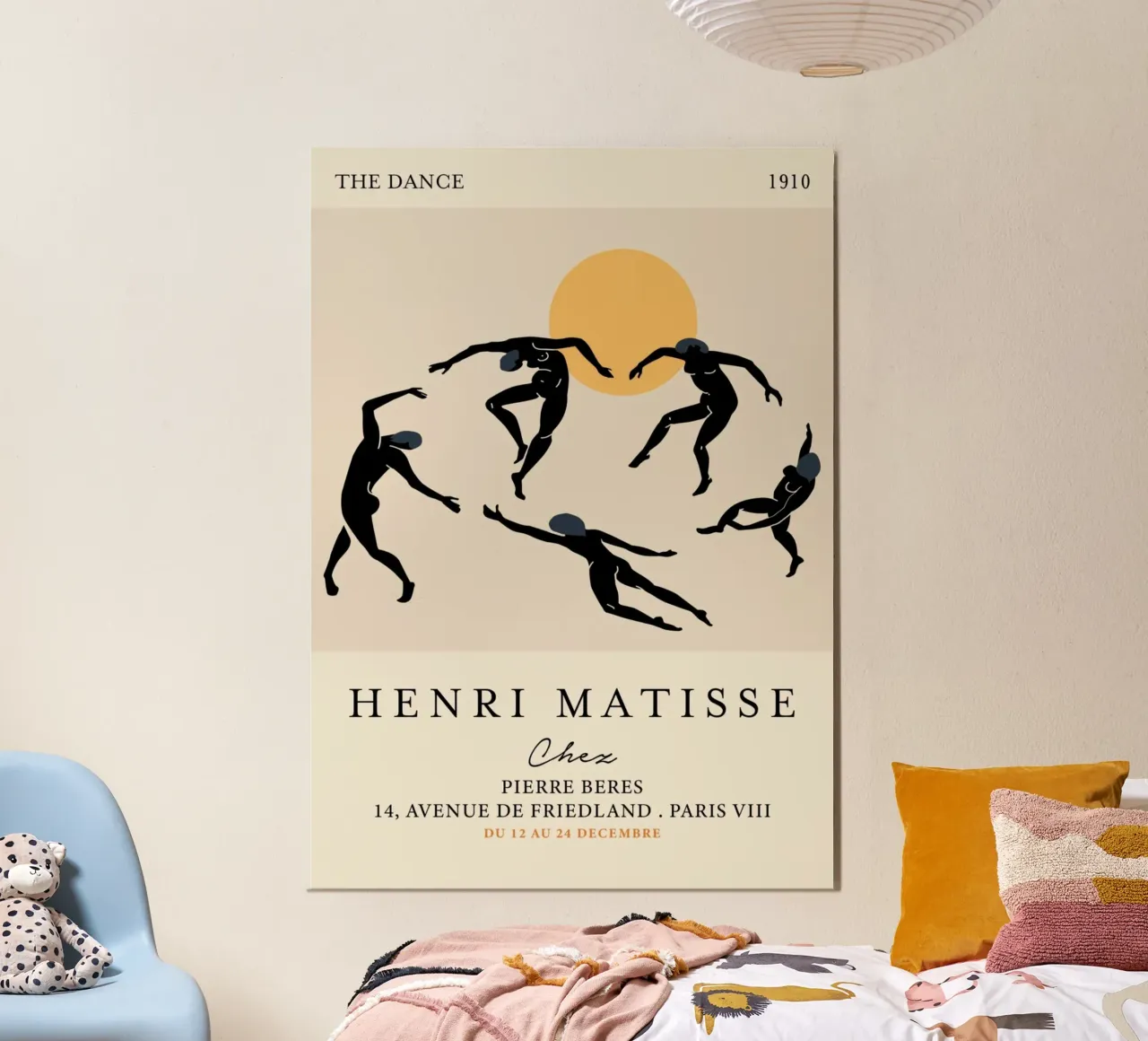 Matisse "De dans" 1910 Zwarte naakten Abstract Poster poster van homdeco