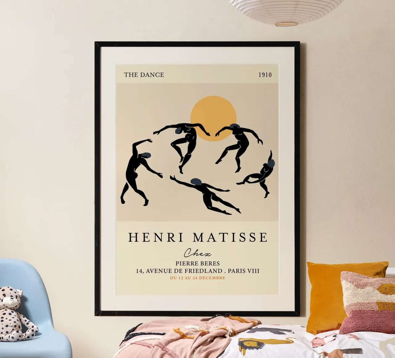 Matisse "De dans" 1910 Zwarte naakten Abstract Poster poster van homdeco