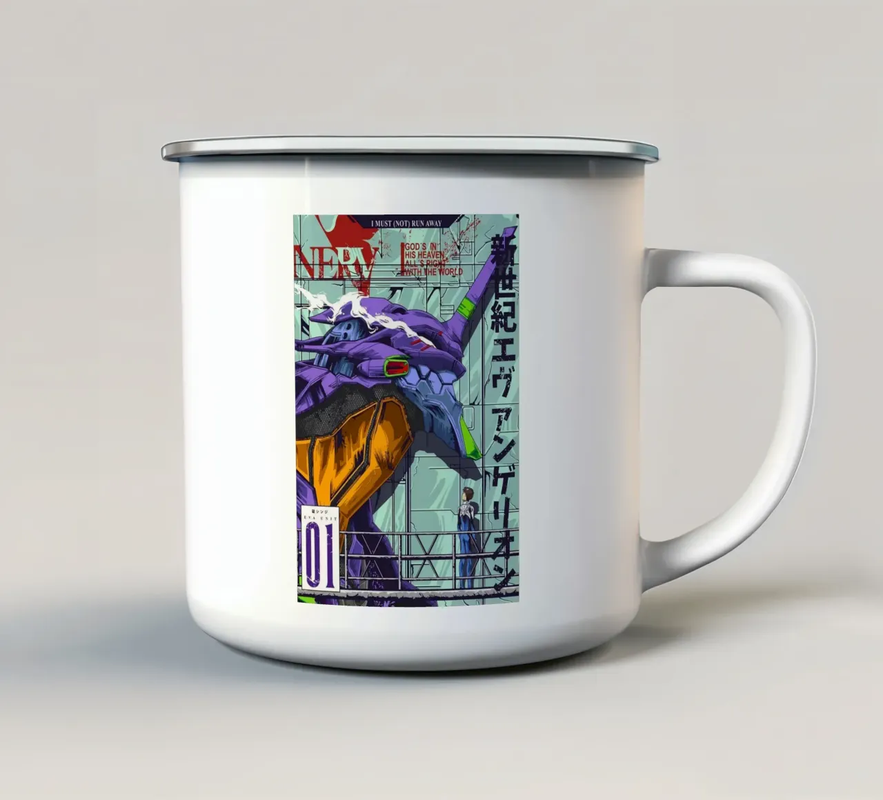 Il Grande Mecha tazza in smalto da withandname