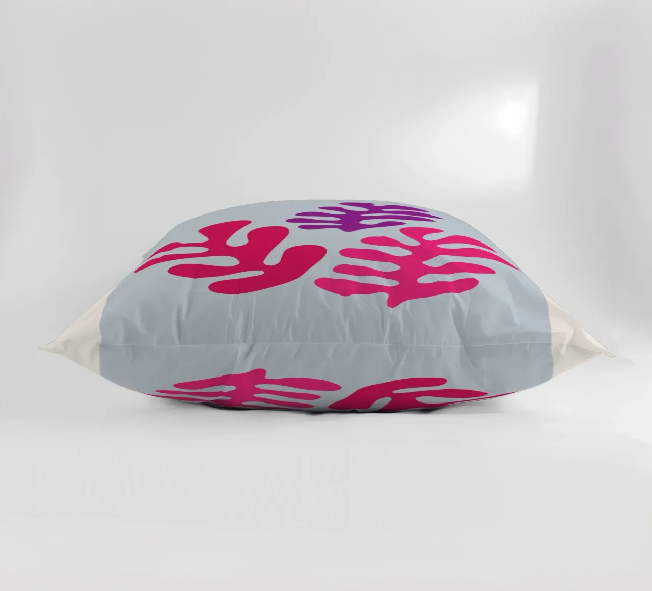 Matisse "I ritagli" Foglie astratte viola e rosa cuscino da homdeco