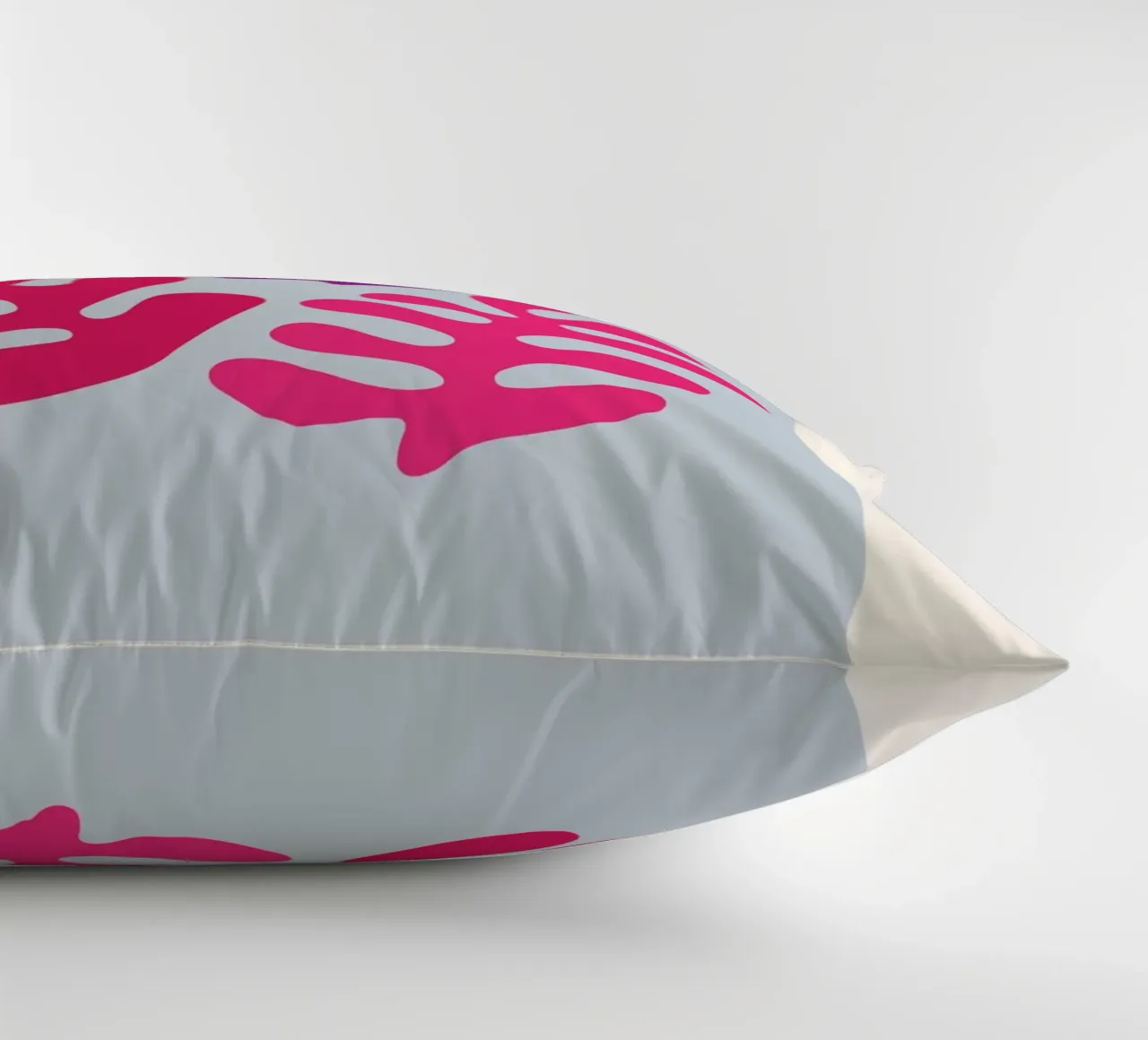 Matisse "I ritagli" Foglie astratte viola e rosa cuscino da homdeco