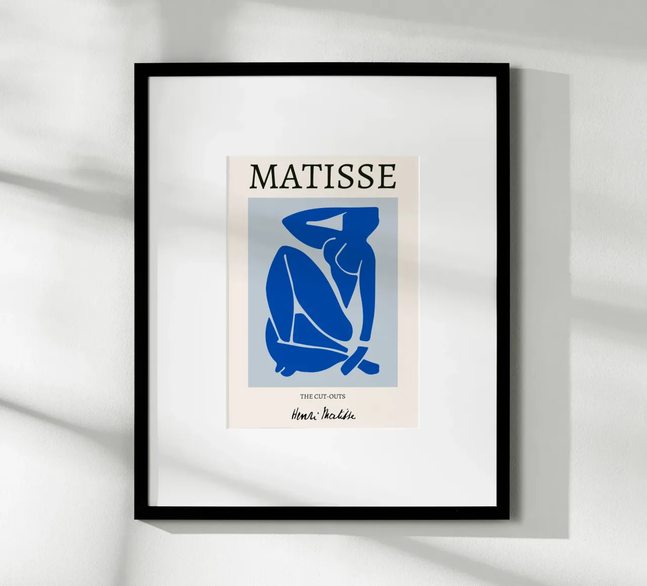 Matisse "Los recortables" Póster abstracto desnudo azul poster de homdeco