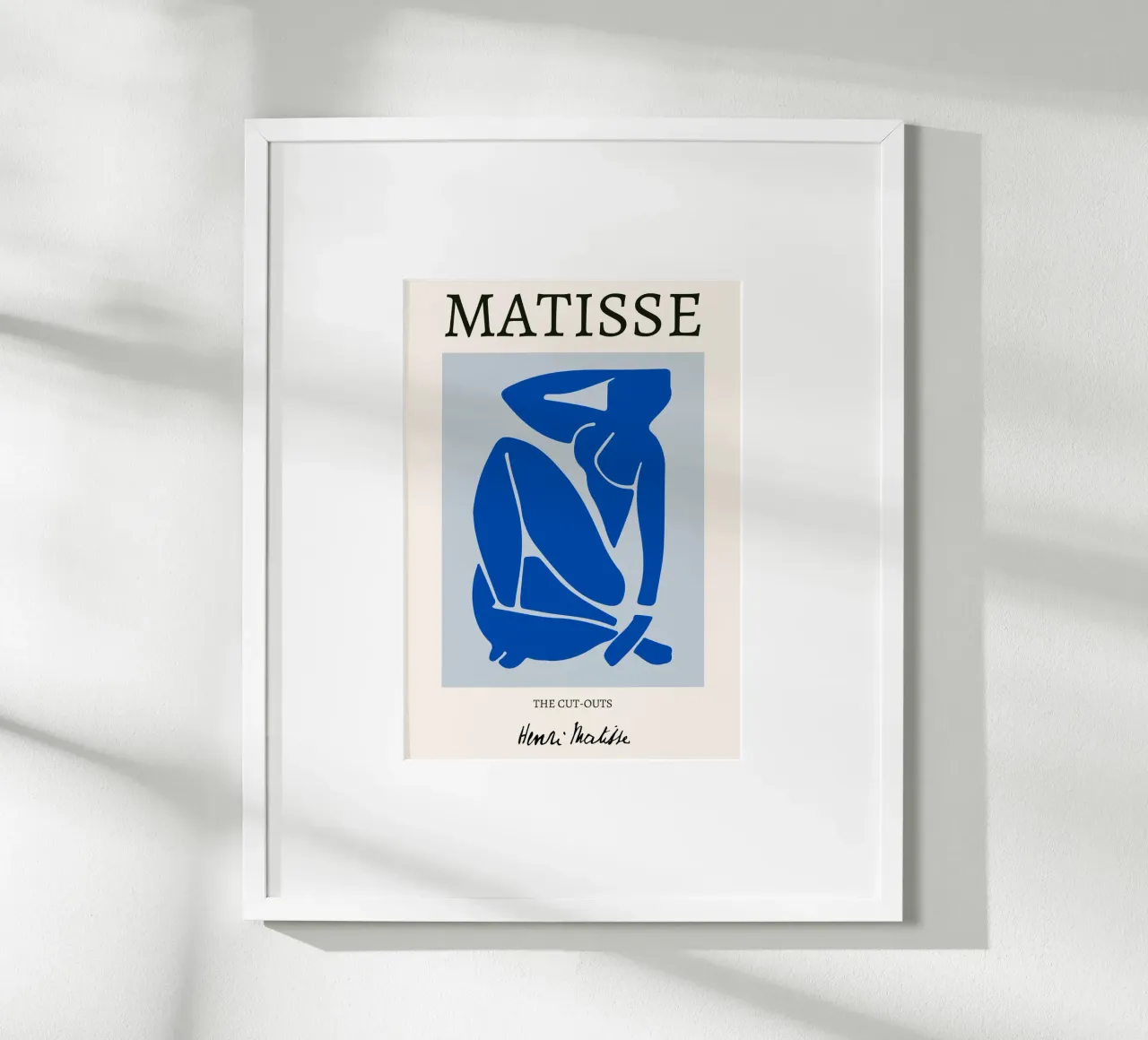 Matisse "Los recortables" Póster abstracto desnudo azul poster de homdeco