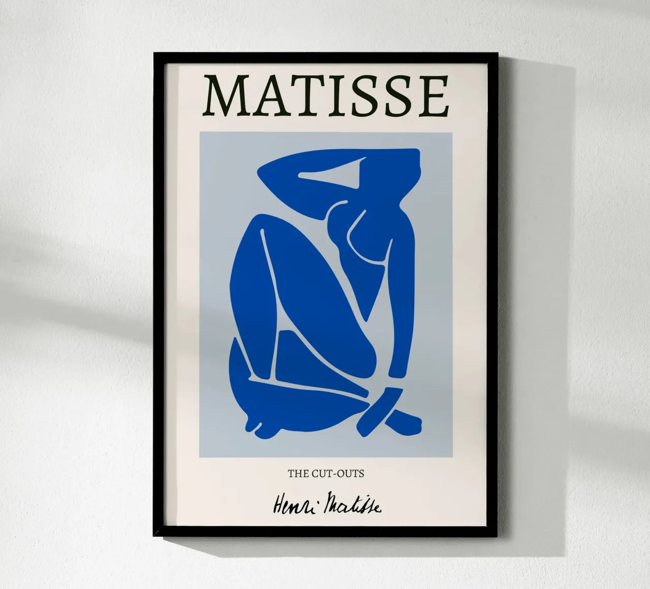 Matisse "Los recortables" Póster abstracto desnudo azul poster de homdeco