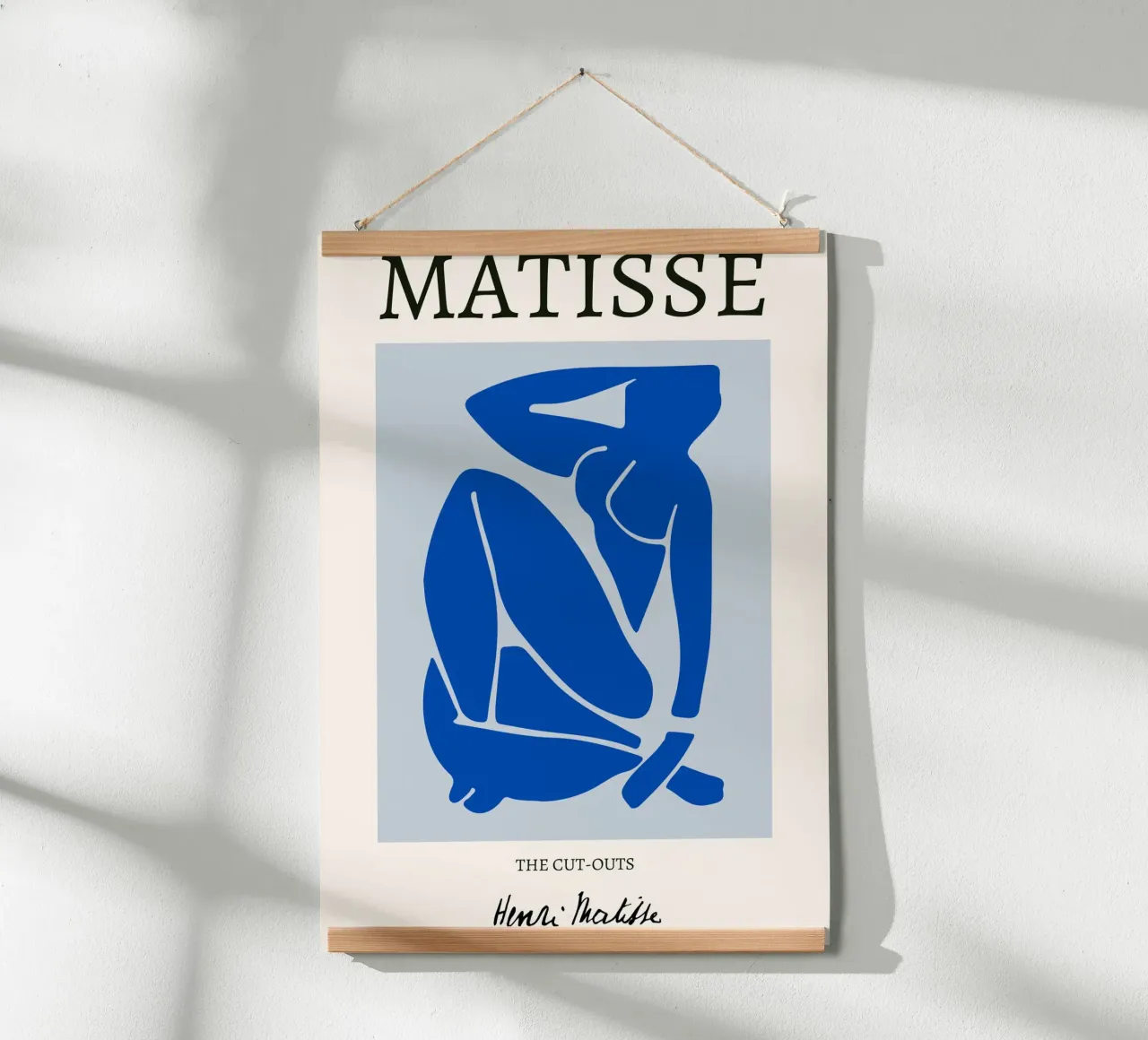 Matisse "Los recortables" Póster abstracto desnudo azul poster de homdeco