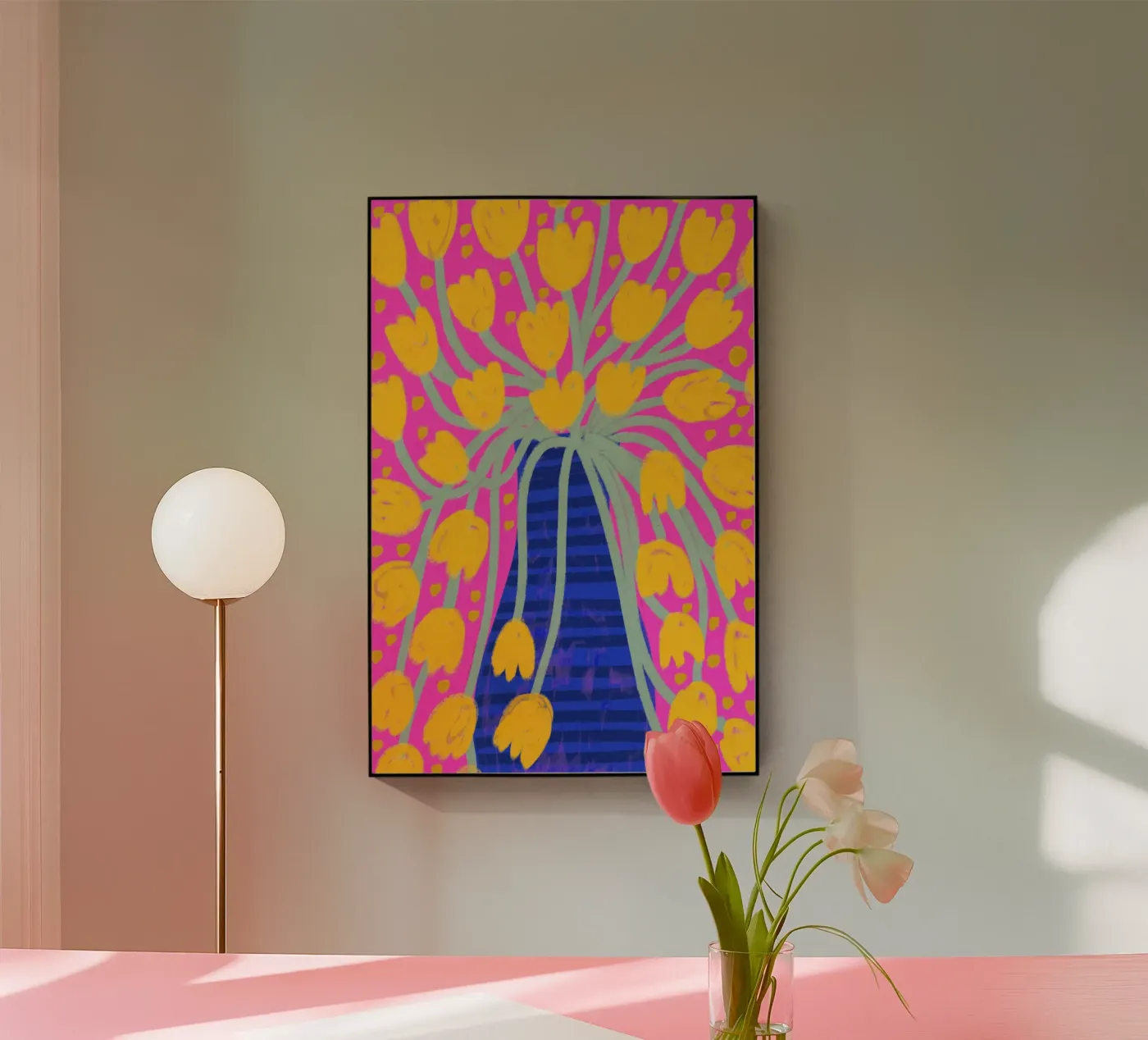 Yellow Tulips plexiglass da treechild