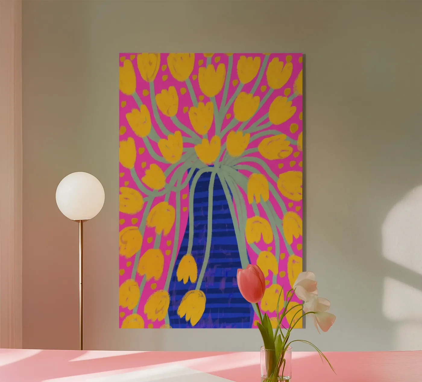 Yellow Tulips plexiglass da treechild