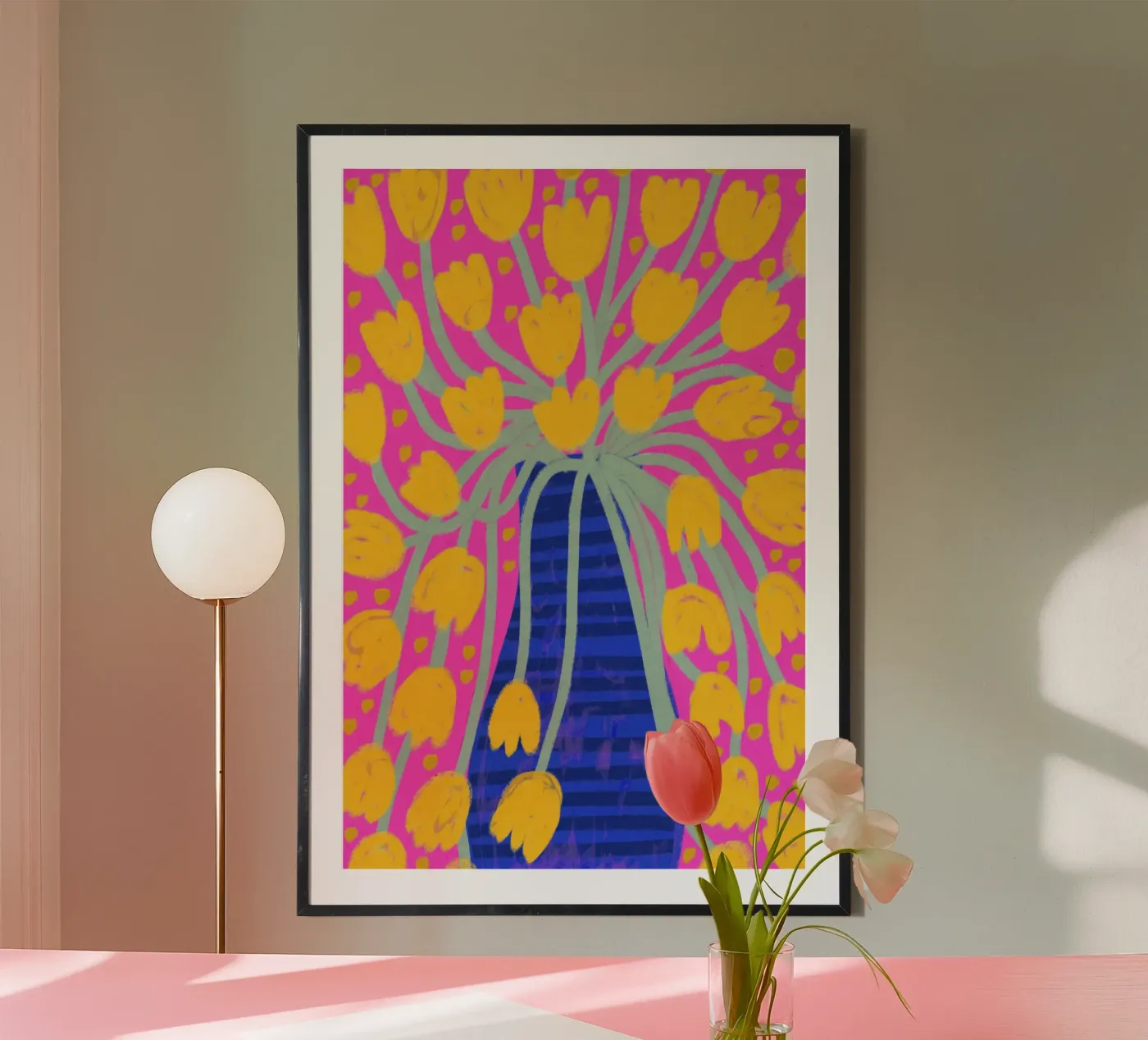 Yellow Tulips poster da treechild
