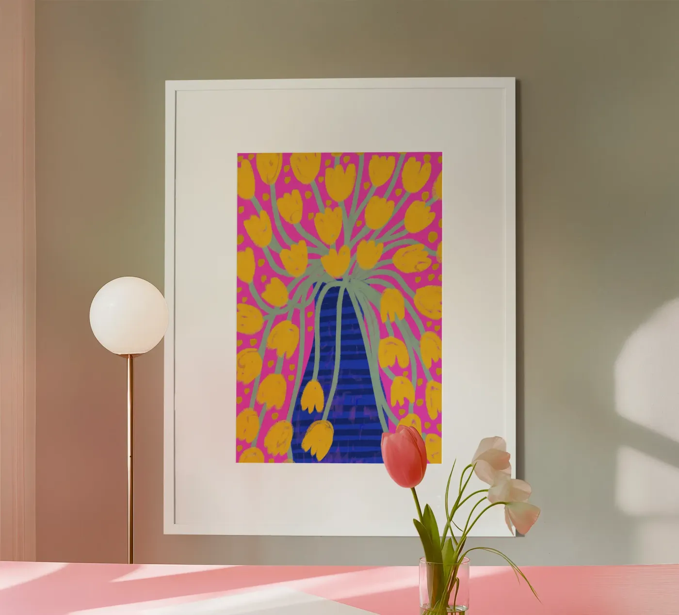 Yellow Tulips poster da treechild