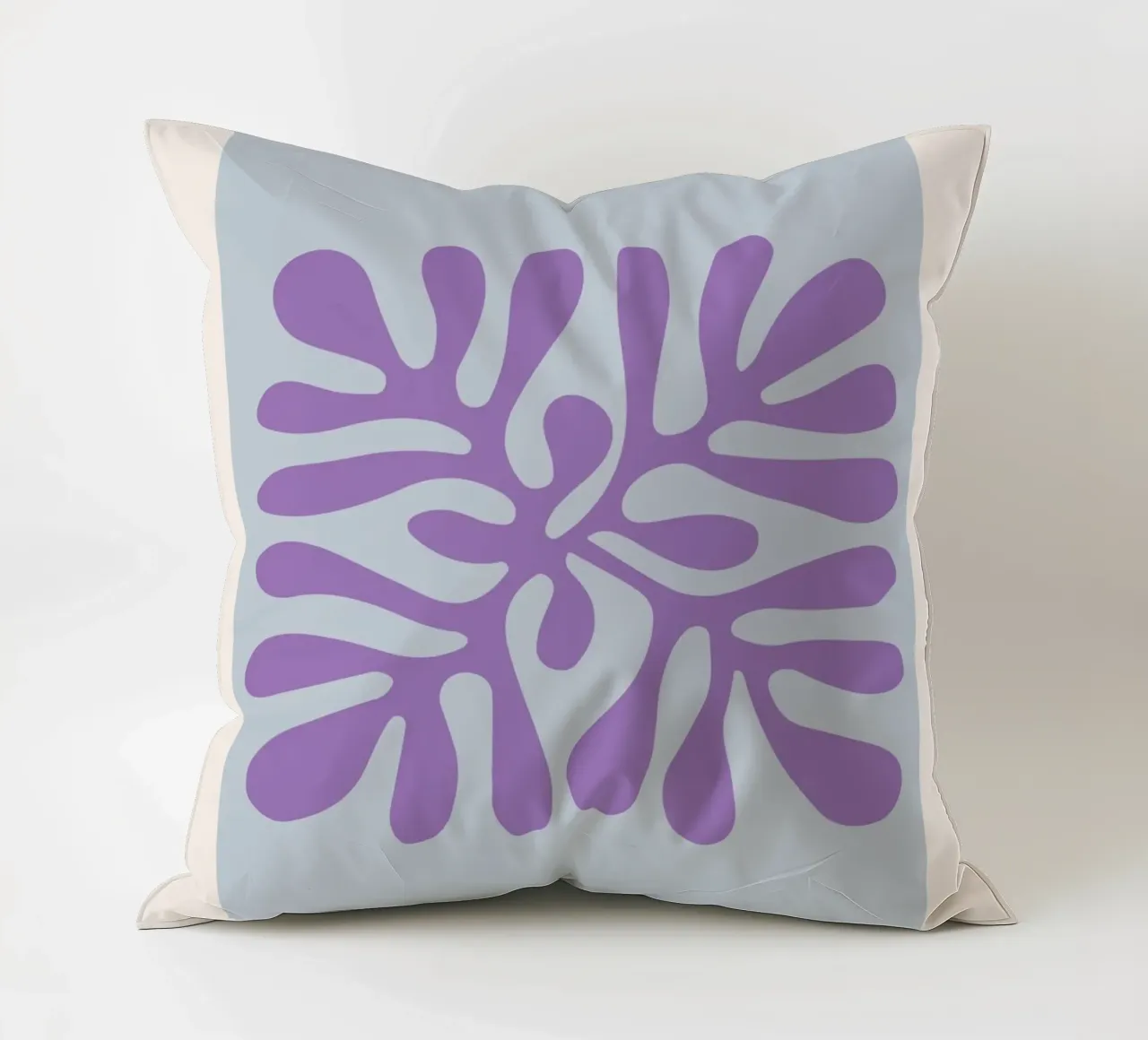 Matisse "I ritagli" Astratto botanico viola cuscino da homdeco