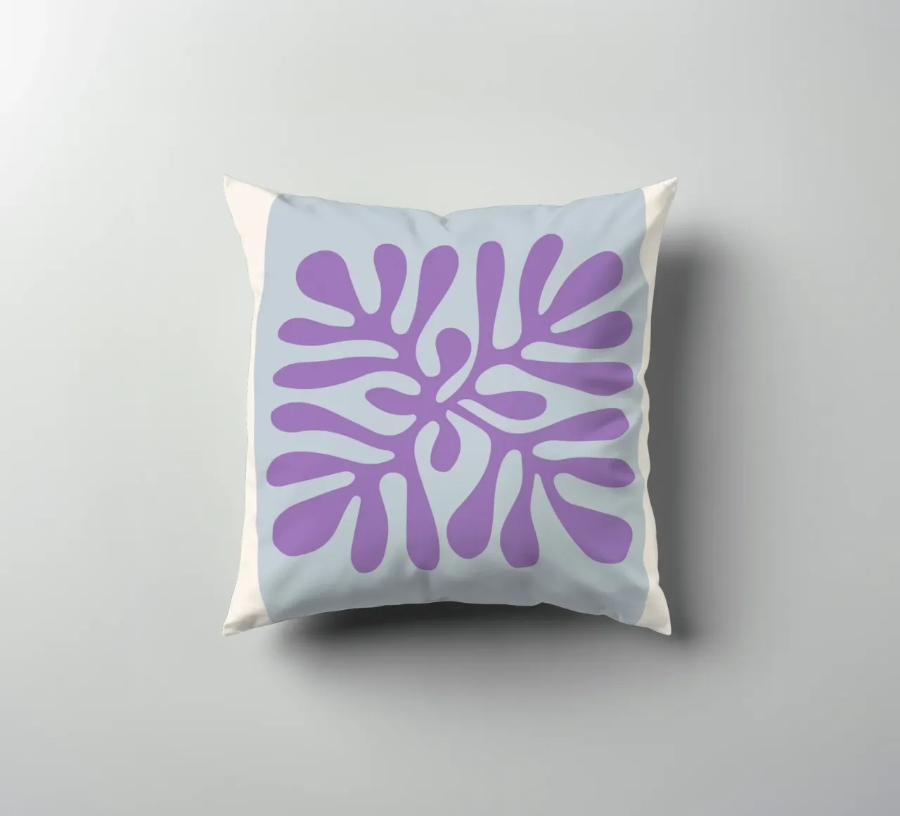 Matisse "I ritagli" Astratto botanico viola cuscino da homdeco