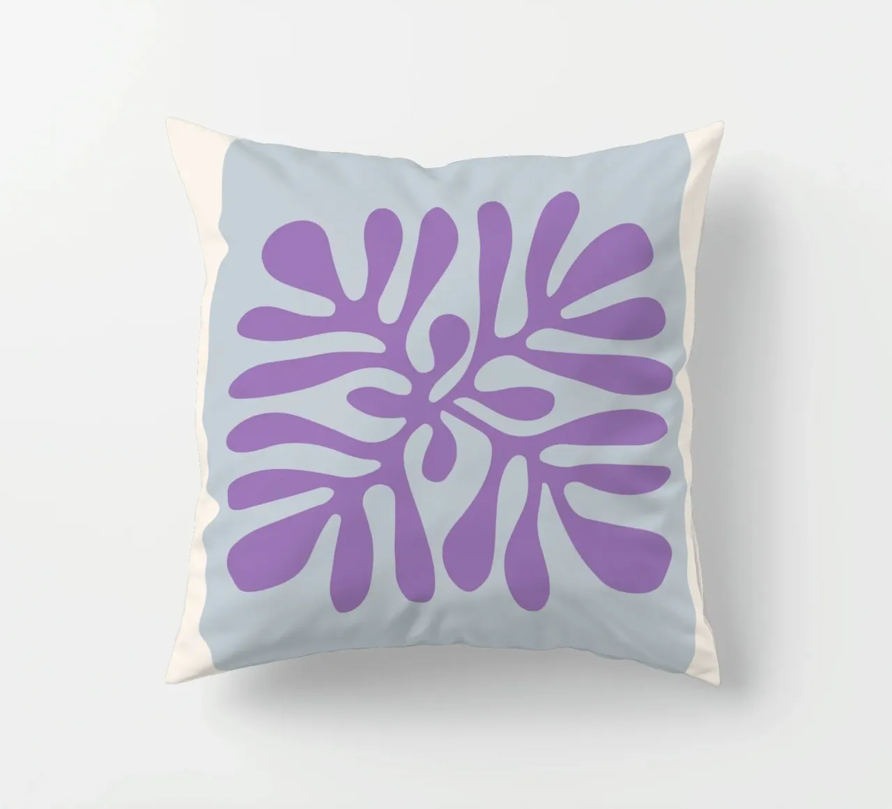 Matisse "I ritagli" Astratto botanico viola cuscino da homdeco
