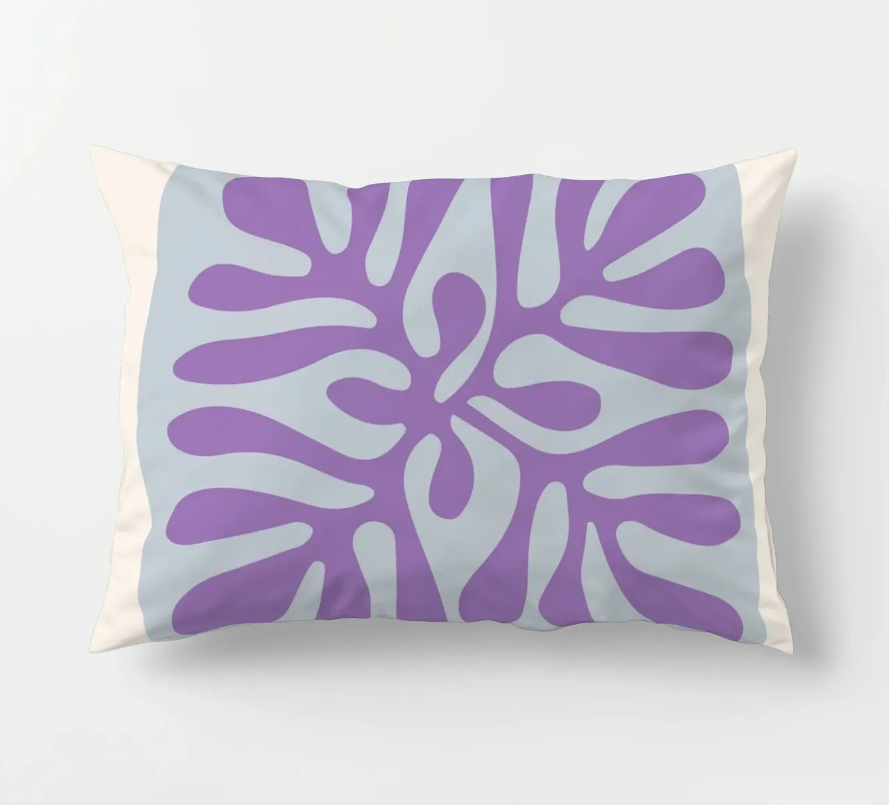 Matisse "I ritagli" Astratto botanico viola cuscino da homdeco