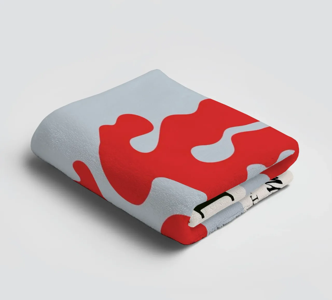 Matisse "The Cut-Outs" Rood Koraal Abstracte Print badhanddoek van homdeco