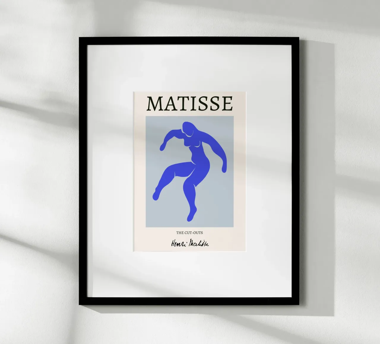 Matisse "Los Recortables" Póster Desnudo Azul Dinámico poster de homdeco