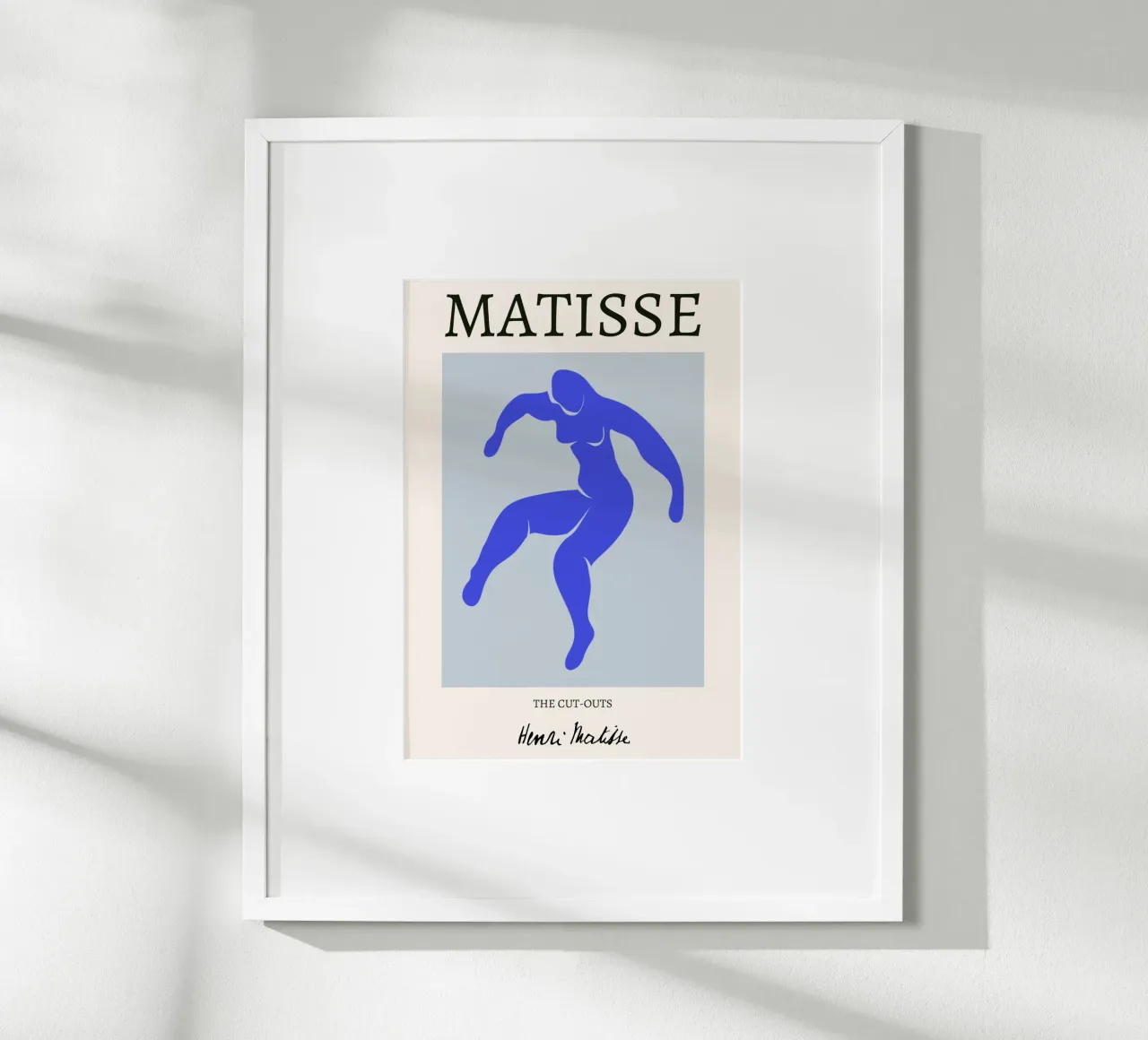 Matisse "Los Recortables" Póster Desnudo Azul Dinámico poster de homdeco