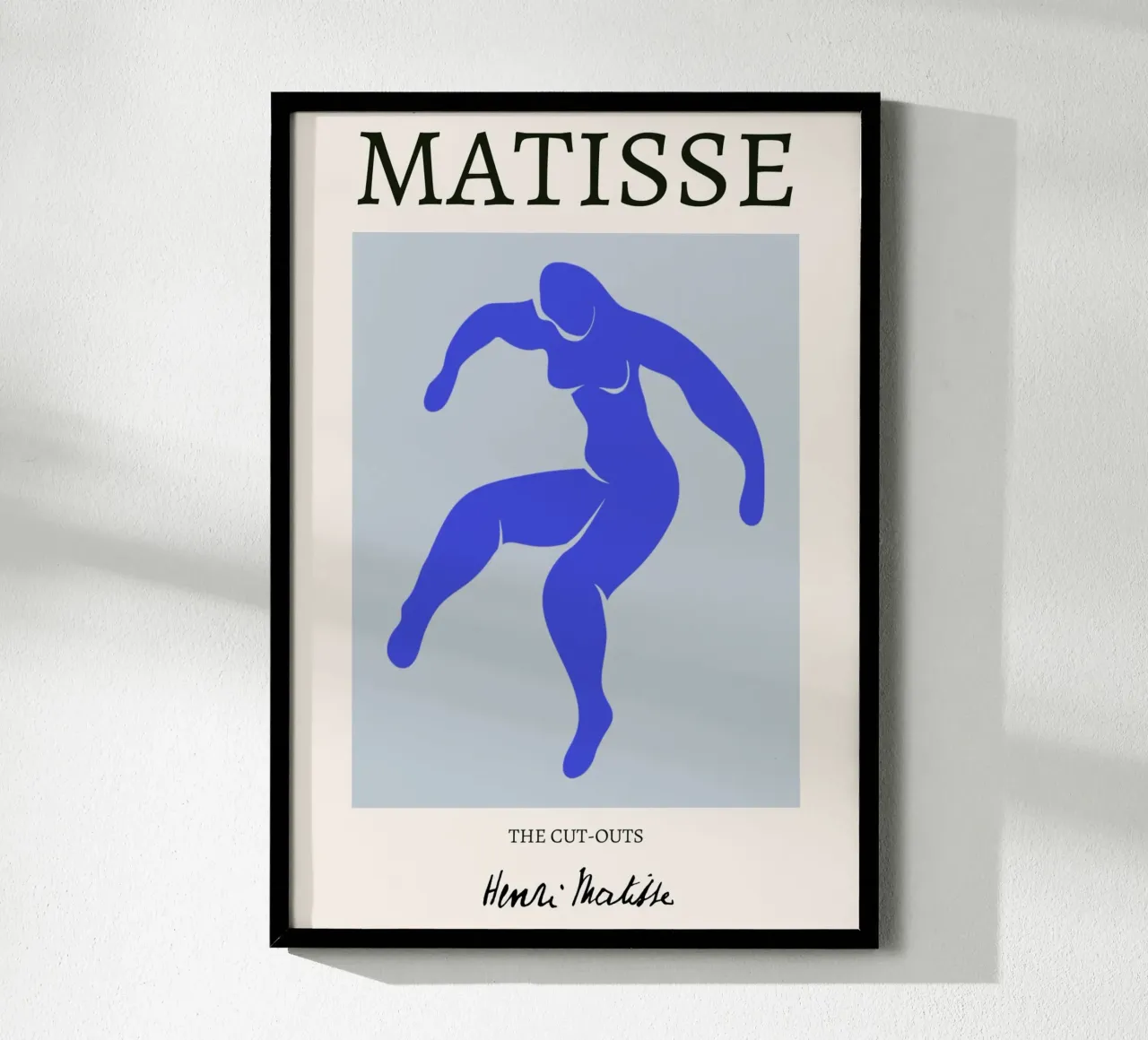 Matisse "Los Recortables" Póster Desnudo Azul Dinámico poster de homdeco
