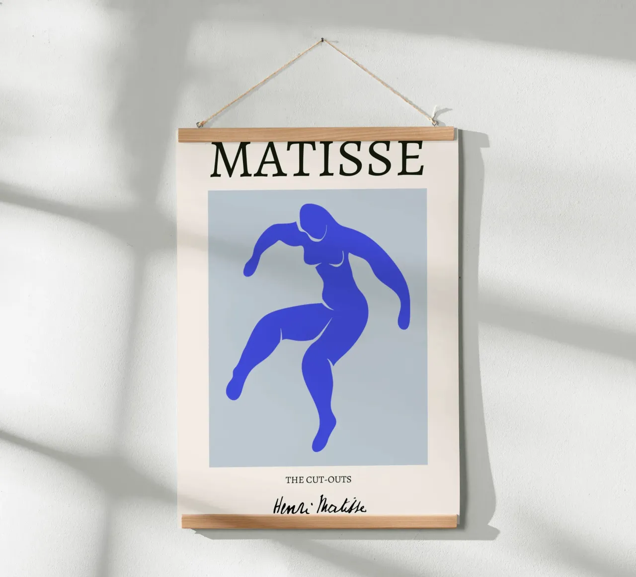 Matisse "Los Recortables" Póster Desnudo Azul Dinámico poster de homdeco