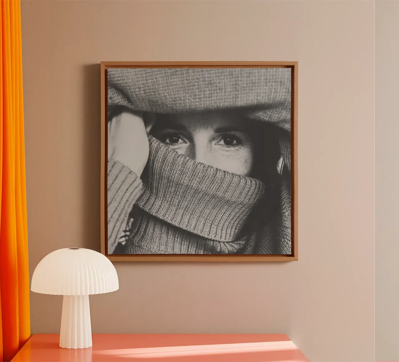 Eyes tela con Cornice a cassetta da Alina