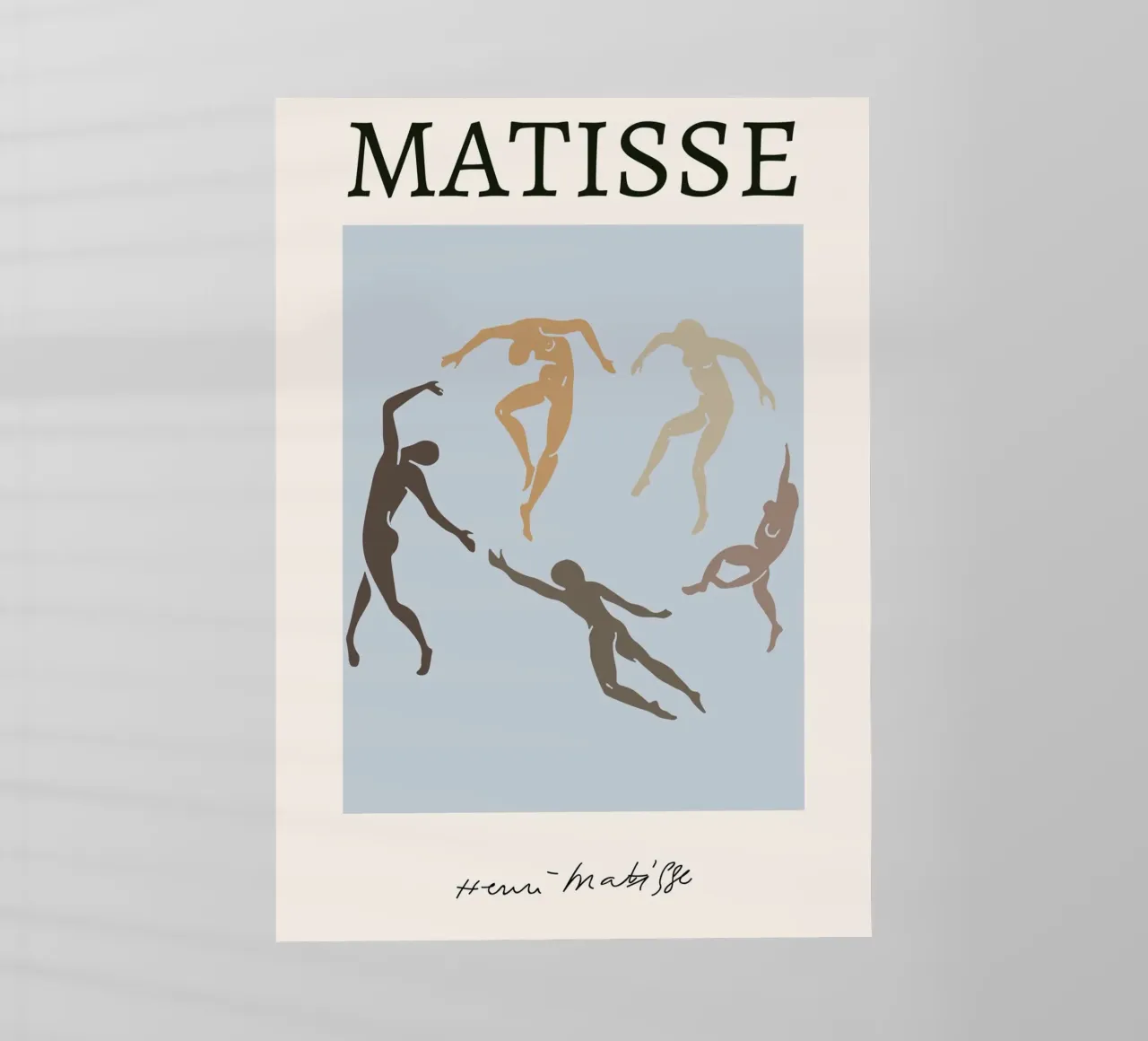 Matisse Figure danzanti ritagliate Arte moderna pellicola backlit da homdeco