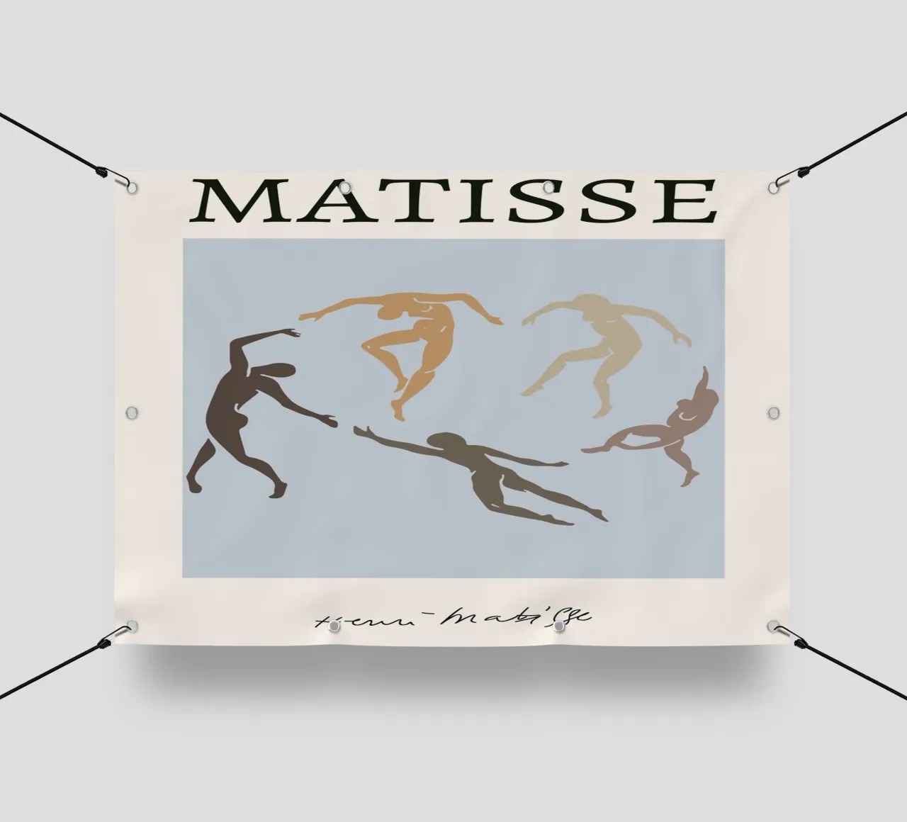 Matisse Figure danzanti ritagliate Arte moderna telo in pvc da homdeco